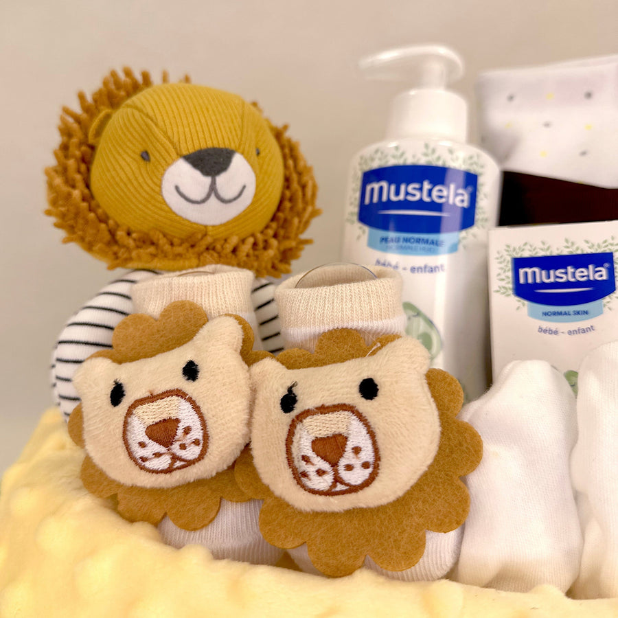 Little Lion | Baby Hamper | Mustela  | baby socks |