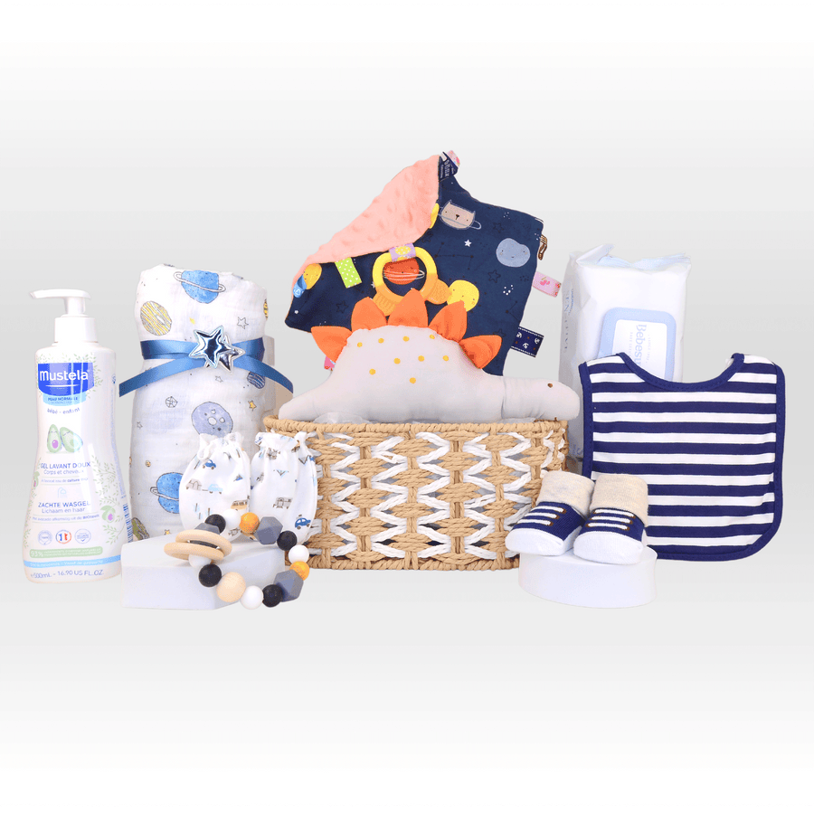 Baby Hamper | Baby Gift set | 嬰兒禮籃 ｜Mustela | Baby Boy Hamper