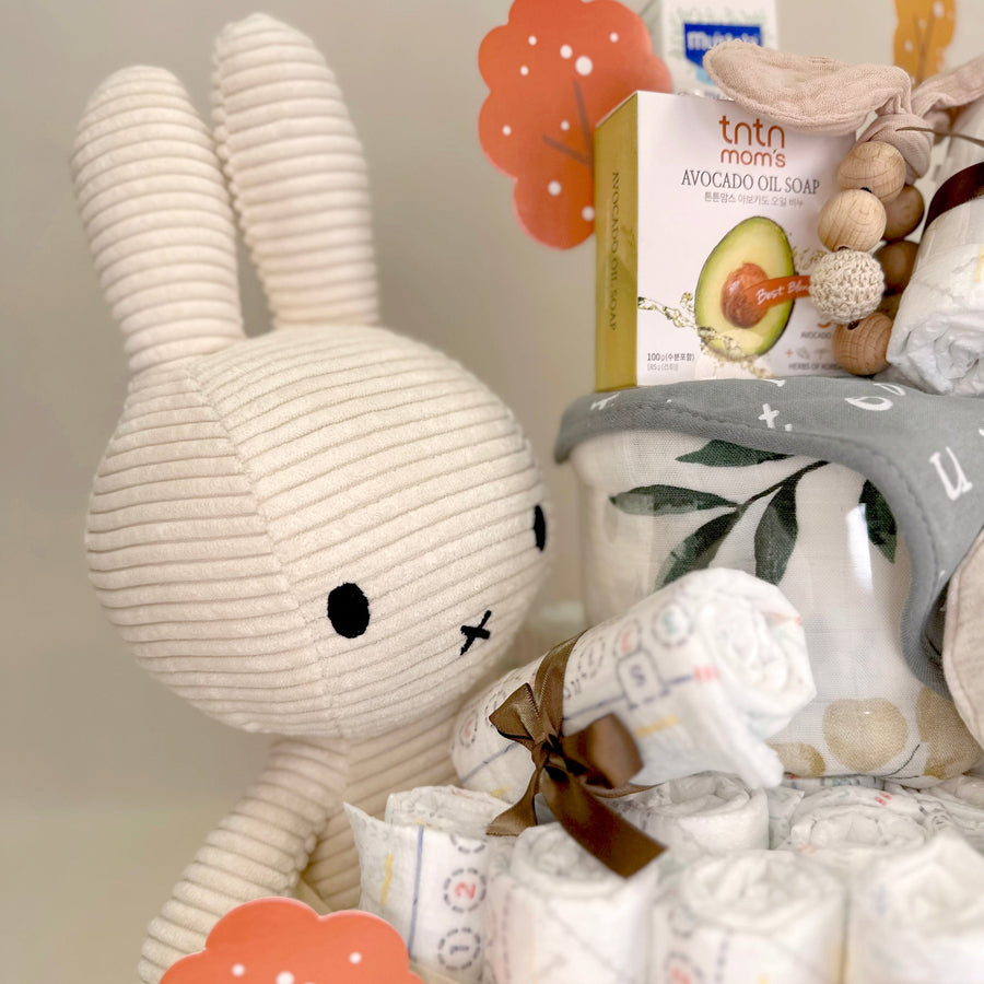 DiaperCake ｜尿片蛋糕｜Pampers Ichiban | Mustela | Miffy | Baby Oil Soap