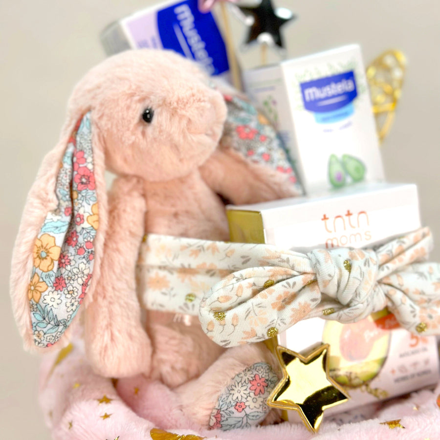 JellyCat Bunny | Mustela | Baby Headband | 嬰兒頭巾