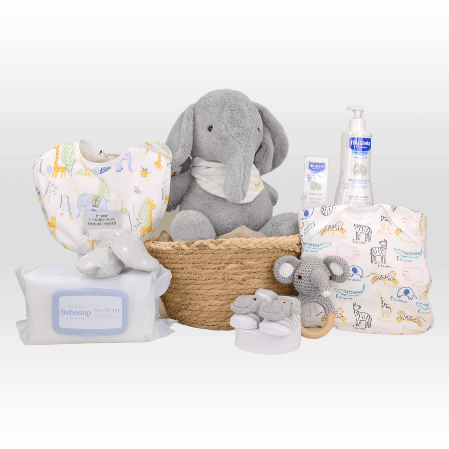 Baby Hamper | Little Elephant | Mustela | Baby Gift set | 嬰兒禮籃