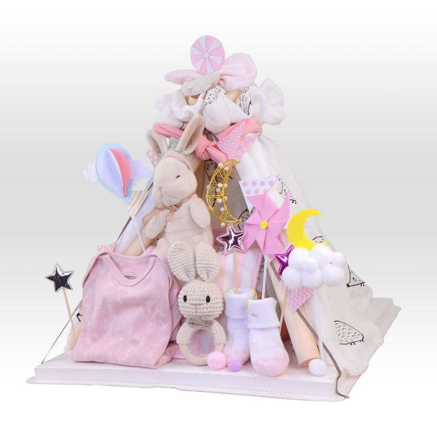 Diaper Cake | Pink Bunny | Baby girl | Baby Gift 