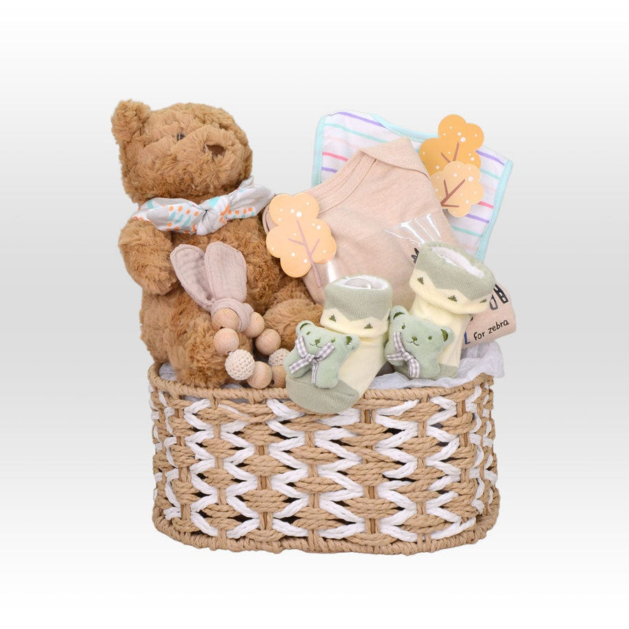 TO OUR LITTLE BUNDLE OF JOY HOT AIR BALLOON UNISEX BABY HAMPER