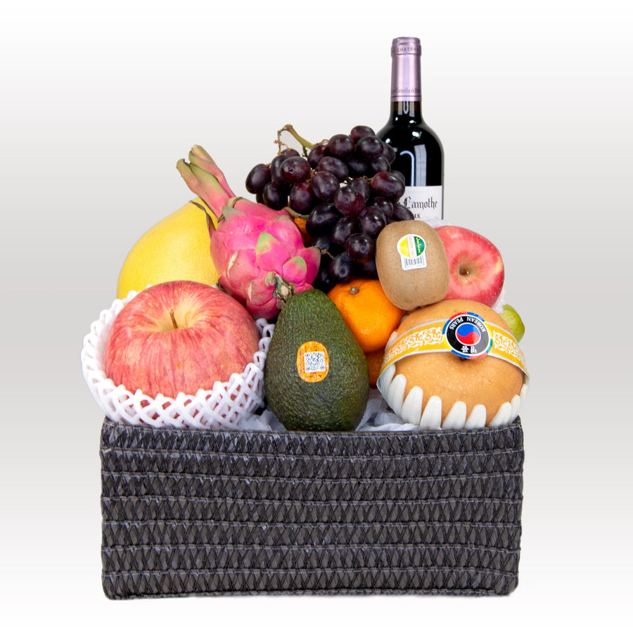 Fruit Hamper ｜水果禮籃 ｜Red Wine