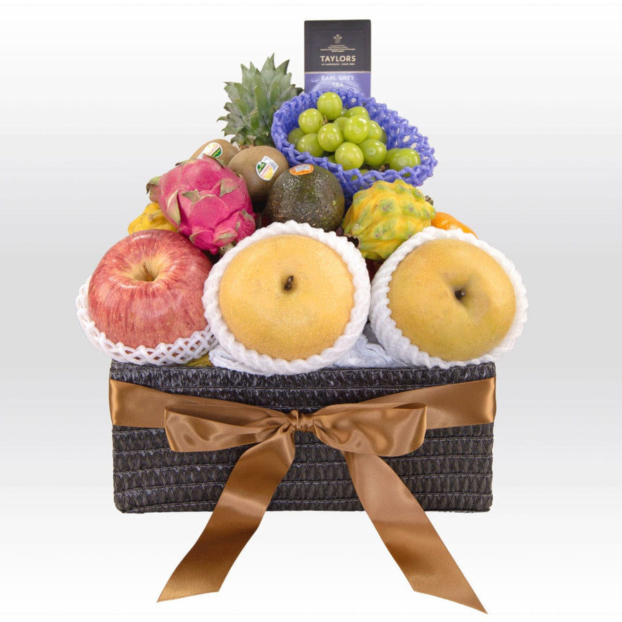 EXCLUSIVE FRUIT HAMPER HAMPER｜fresh imported fruits｜Black Tea｜尊貴水果禮籃｜新鮮進口水果｜紅茶