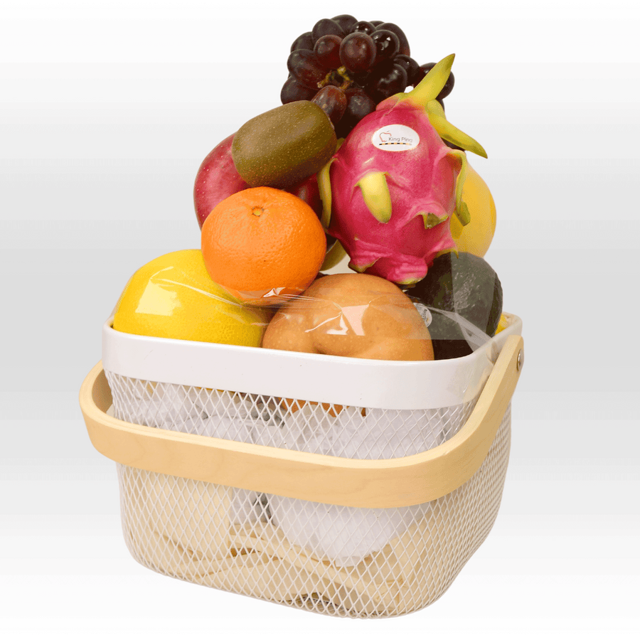 A VWOWGIFTS PERFECTLY PEAR-FECT FRUIT BASKET.