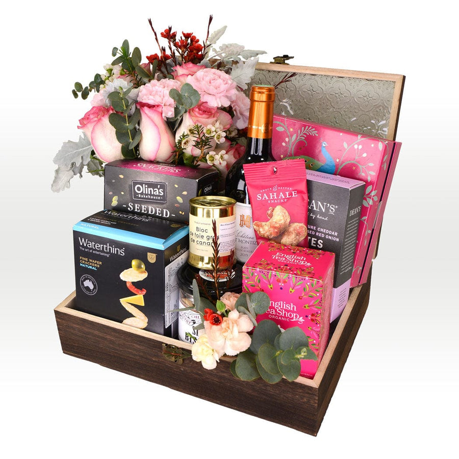 Valentine's day gift basket - SAVORY SENSATION gift basket - VWOWGIFTS gift basket -.