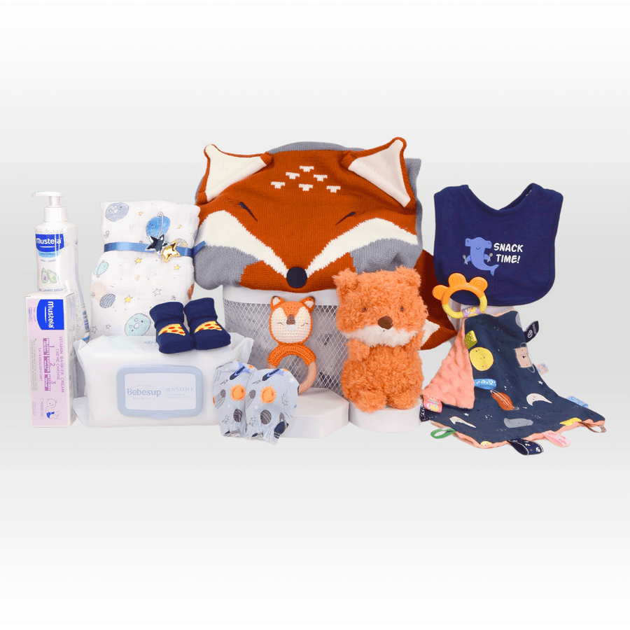 Baby Hamper | Baby Gift set | 嬰兒禮籃 ｜Mustela | Jellycat | Fox 