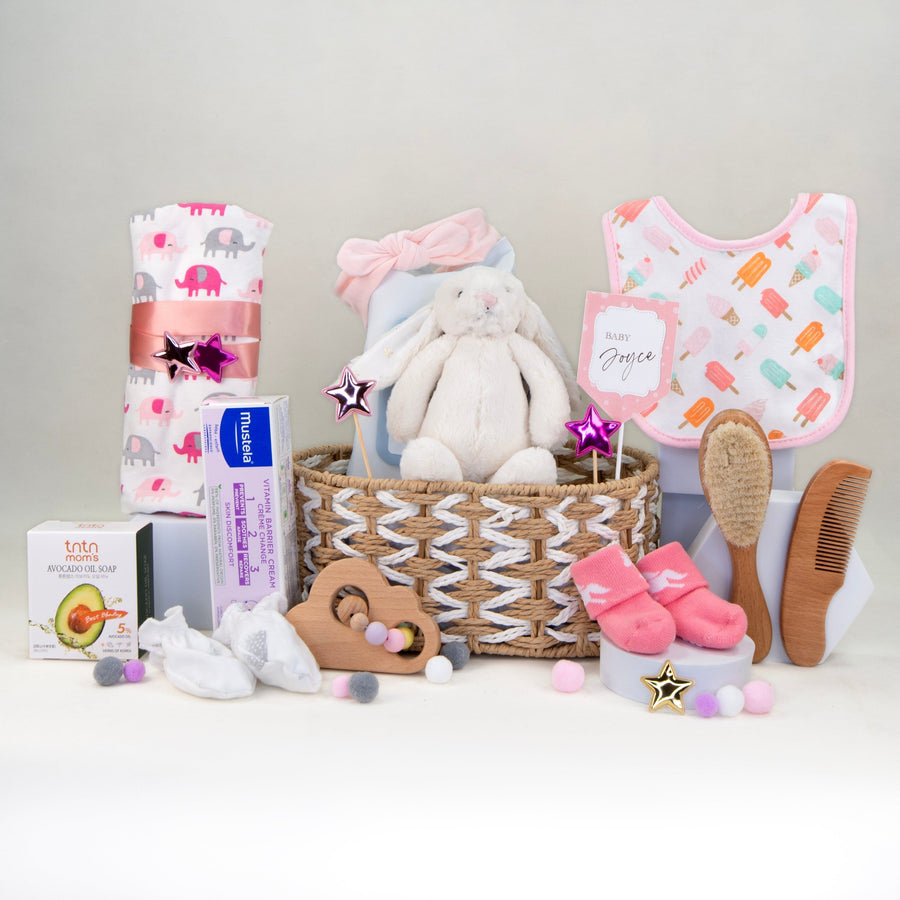 Baby Hamper | Gift | Jellycat | Bunny | Mustela| Baby Girl