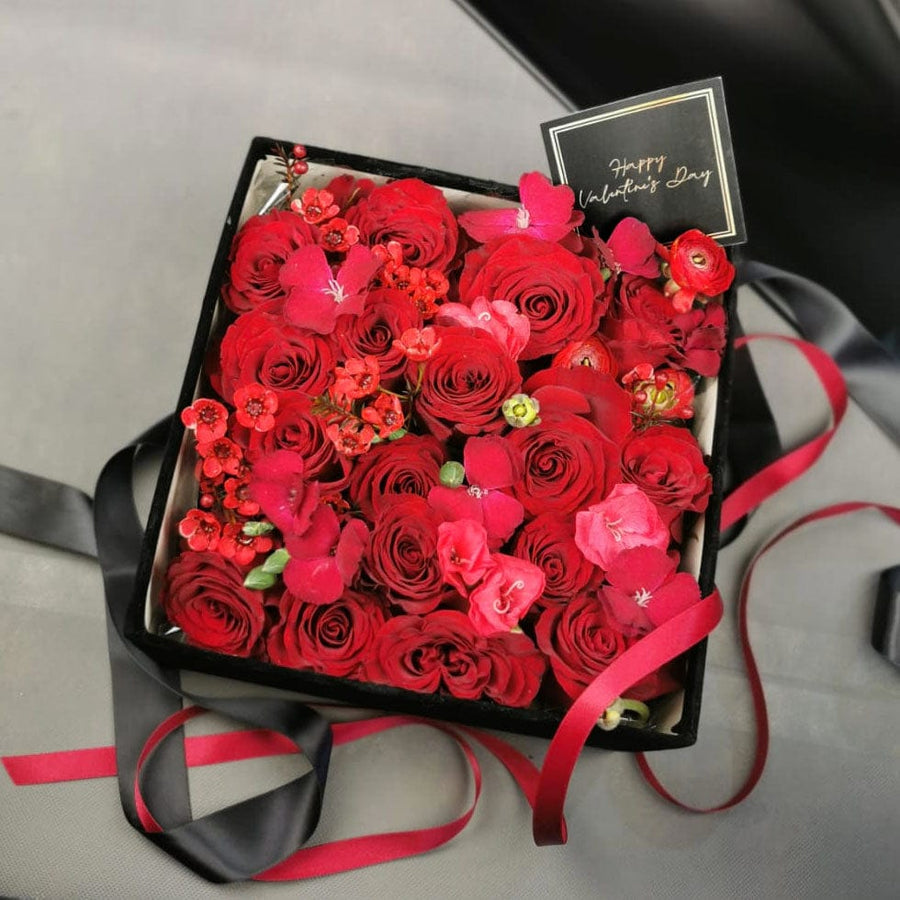 Flower Box | 花盒 | 紅玫瑰 | Godiva | Red Rose | Valentine  